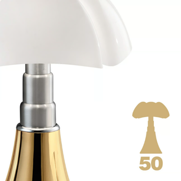 PIPISTRELLO 50 years - Height-adjustable table lamp by Martinelli Luce - view 3